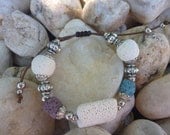 Wrap Bracelet.Magic Volcanic stone bracelet.
