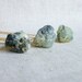 CLEARANCE - all must go, Green Garnet Necklace Raw Rough Nugett Stone Garnet Pendant Boho Modern Minimalist Jewelry
