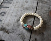 Oval Tibetan bead Bracelet
