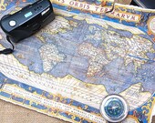 Vintage Map of the Universe - Typvs Orbis Terrarvm" 1570b - Reproduction - Epoque Map -Vintage Old Style Paper