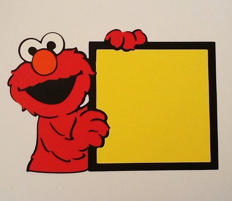 Elmo Party Sign, blank