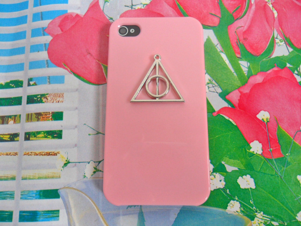 silver Deathly Hallows Harry Potter iPhone 4 /4S Hard Case Cover For iPhone 4 Case, iPhone 4s Case, iPhone 4 Hard Case,  case-0237