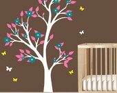 Vinyl Wall Decal Tree Boy or Girl Bedroom Nursery