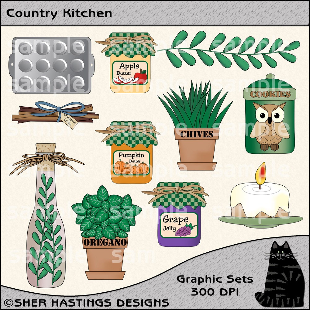 country kitchen clipart free - photo #4