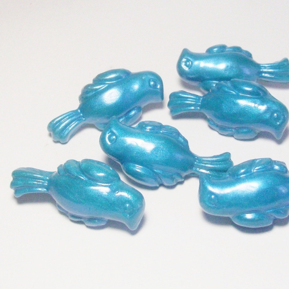 blue birds push pins office organization decorative thumbtacks desk accessories