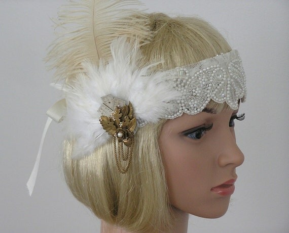 1920s beaded headpiece