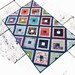 Zen Quilt - lap quilt, baby quilt, toddler blanket, patchwork throw - Moda fabrics, fleece back