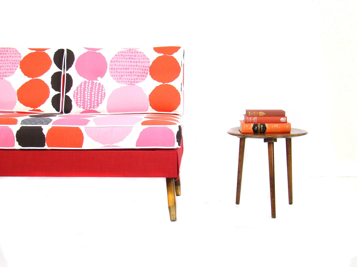 Mid Century 1950's Day Bed Sofa. Vintage Retro Design.