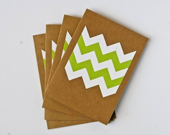 Papercut Chevron Stationery Notecards