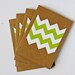 Papercut Chevron Stationery Notecards