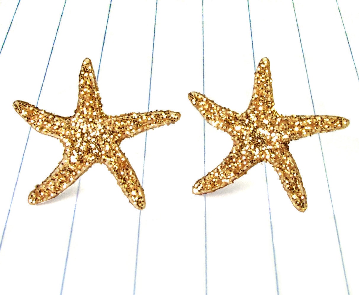 starfish earrings - starfish jewelry - starfish studs - starfish - nautical - nautical earrings - nautical jewelry - nautical studs - summe