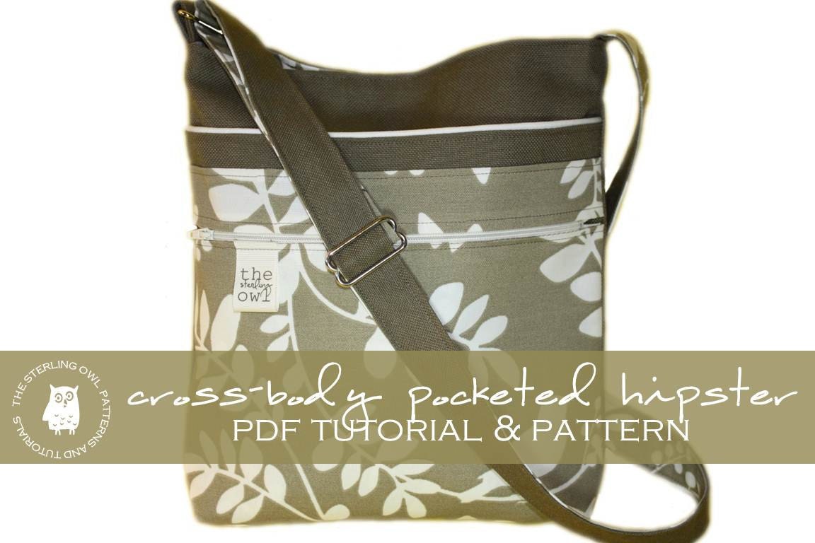 Cross-Body Pocketed Hipster - PDF Tutorial & Pattern