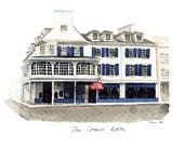 Penn State Corner Room - Digital Print 5 x 7 State College Allen Street Grill Downtown PSU University