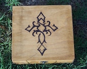 Tribal Cross Keepsake Box