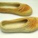 Felted slippers Yellow Yellow
