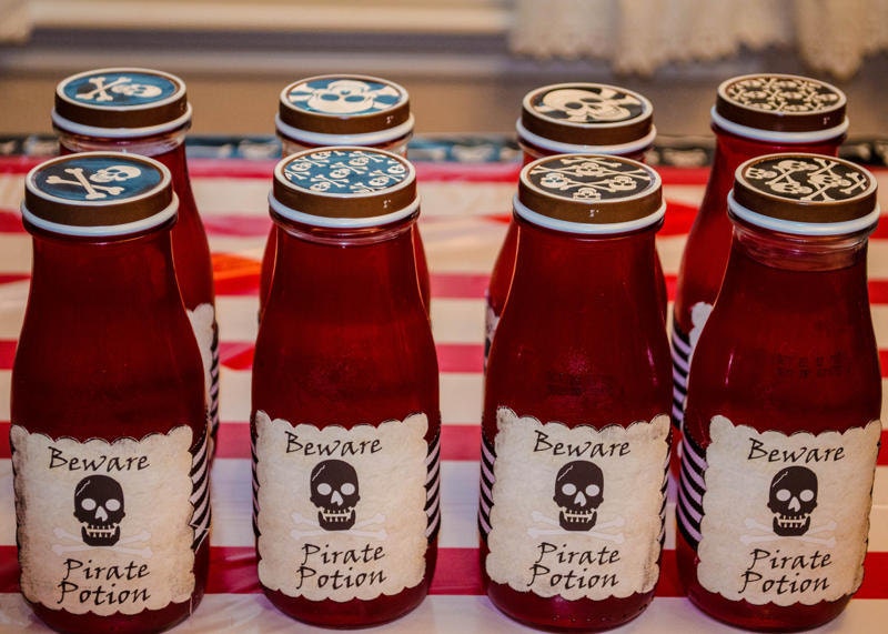 Pirate Birthday Party Sticker Bottle Labels Shiver Me Timbers Il_570xn