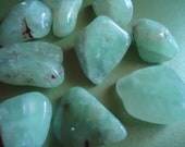3 Med/Lg Tumbled Prehnite Stones