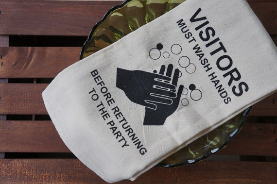printed flour sack towel