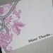 Flowers and Swirls Thank You notes - 15 cards - Great gift for shower, wedding - colorful spring theme