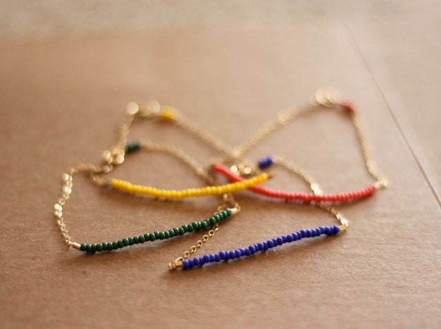 dandelion yellow - lucky gold bracelet