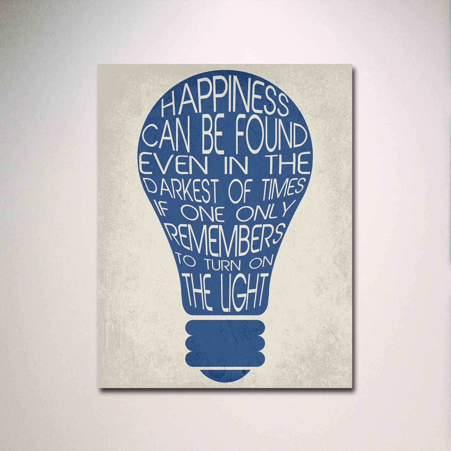 Typography Print / Happiness Can Be Found / Dumbledore Quote 16" x 20" Poster / Wall Art