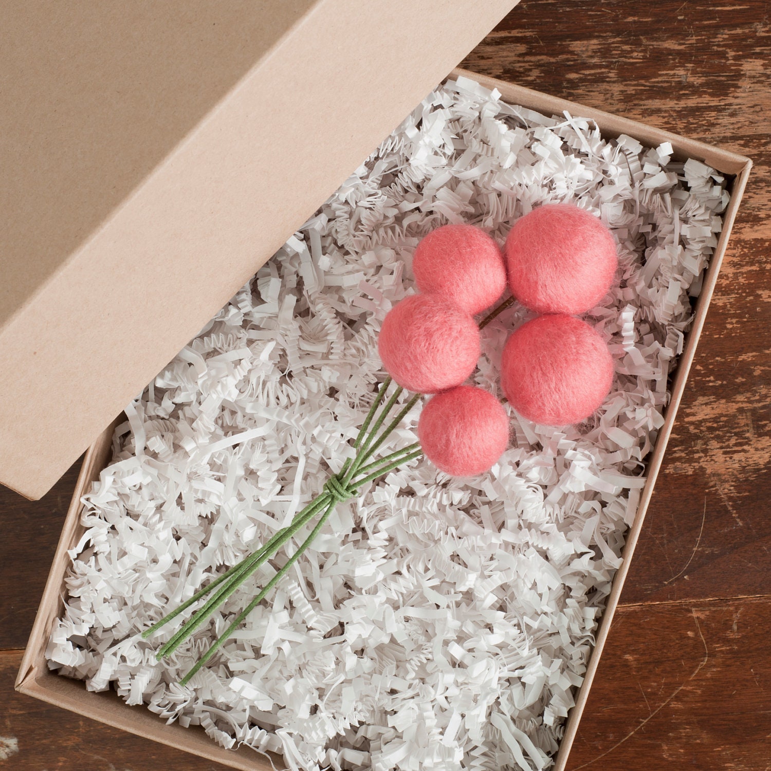 Bouquet of Needle Felted Flower Spheres