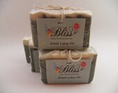Great Lakes Fir, our wonderfully fir scented soap bar made with kefir, rich and creamy.