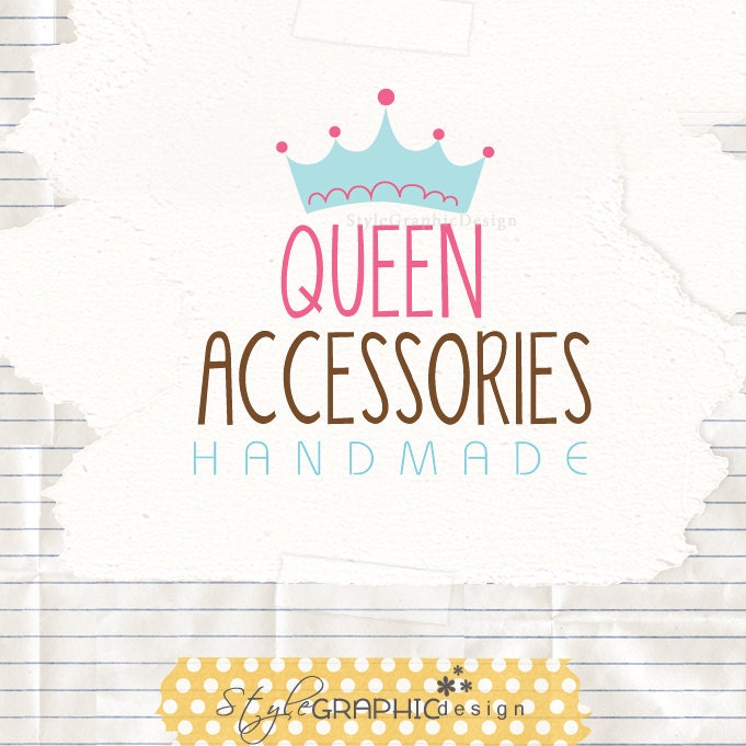 Accessories business logo premade boutique logo and watermark
