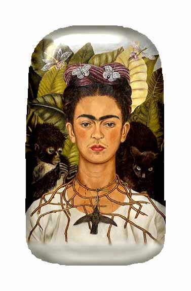 Frida Kahlo Nail Art Set of 20 Full Coverage Glue on Nails by Inspired Nails