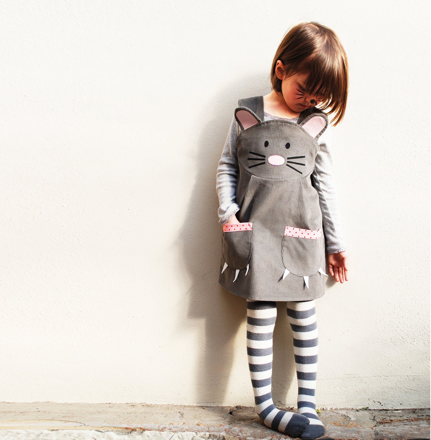 girls dress - baby mouse