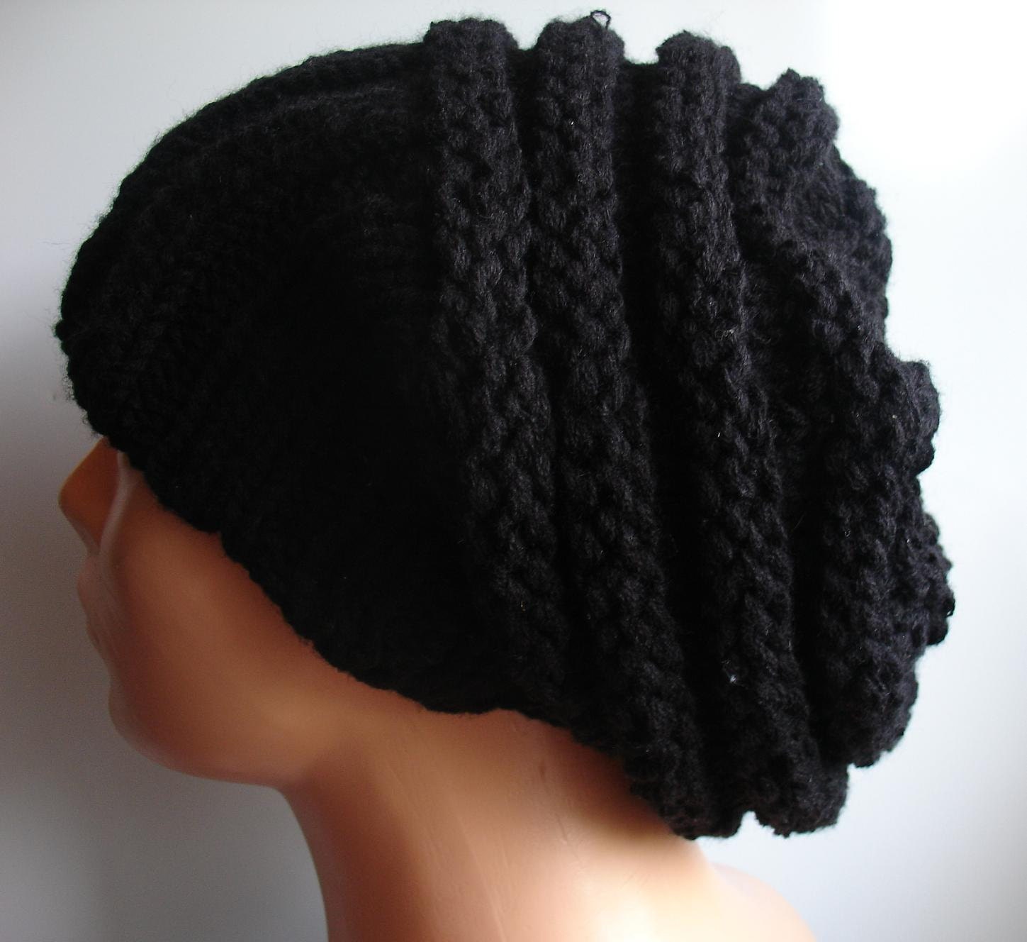 black beanie cap