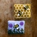 Handmade Montessori Work - Magnetic Wool Felt Bee and Honeycomb Work. Made to Order.