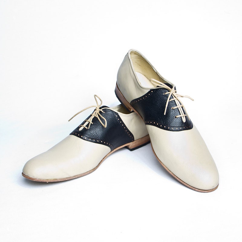 1950's vintage inspired saddle shoes for men or women - FREE WORLDWIDE SHIPPING
