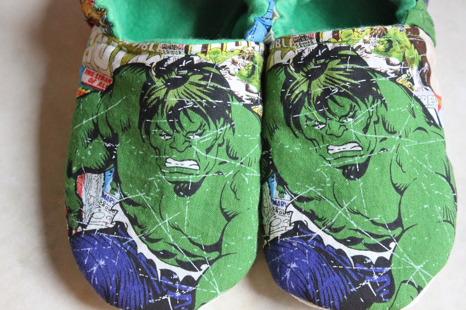 Slippers with /Avengers/Super Hero/ Marvel Comic Slippers