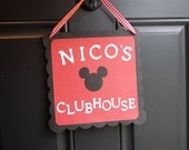 Mickey Mouse Door Sign, Mickey Mouse Birthday Party, Mickey Mouse Inspired Il_170x135