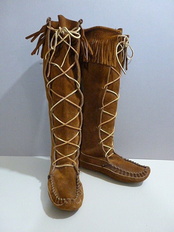 leather boot moccasins