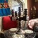 VINTAGE HANDCARVED WOOD Candelabra Wooden Centerpiece Made in Mexico Primitive Folk Art Candle Holder Modern Bohemian Gypsy Home Decor