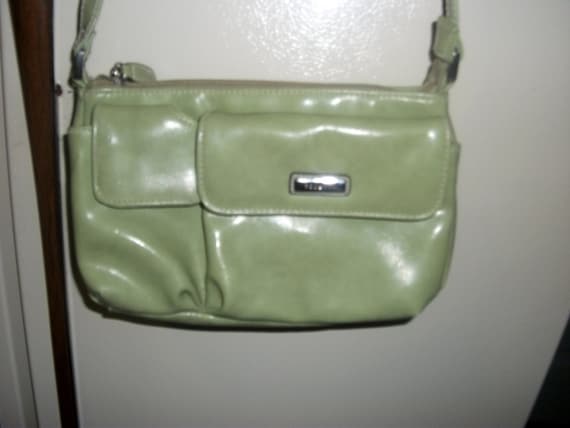 Vintage Green Shoulder bag Purse by Rosetti with by SusOriginals