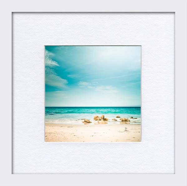 Ocean photography - waves surf ocean summer 5x5 fine art photo photography -  beach print nature photography teal blue sand