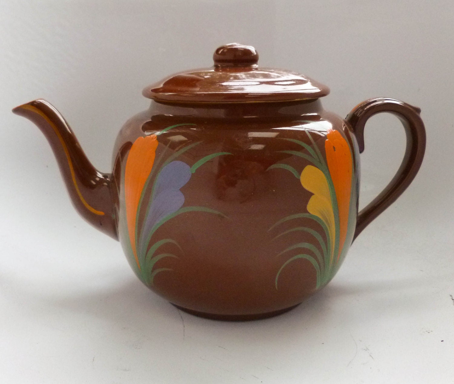 Items Similar To Rare Gibsons England Pottery Teapot, Marked And Signed ...