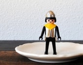 1974 Geobra Knight Figure Toy, Vintage Playmobil First Release, Man Cave Collectible