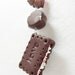 Polymer clay chocolate lover phone charm / keychain
