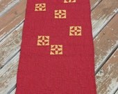 Modern Primitive Table Runner