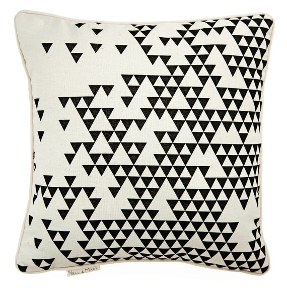 Aztec Triangles Pillow - 16 x 16