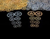 16x Mix Pack of STAINLESS STEEL and BRASS Gears .5" - 1" (12mm - 25mm)