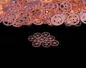 10x COPPER - 3/5 Inch (15mm) SteamPunk Gears