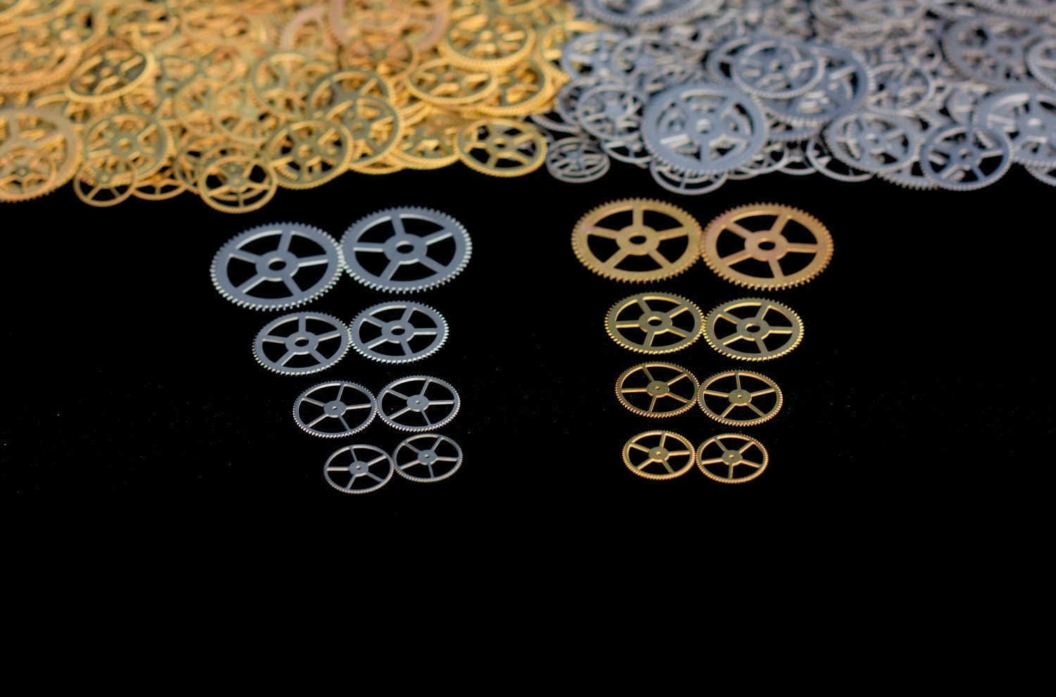 16x Mix Pack of STAINLESS STEEL and BRASS Gears .5" - 1" (12mm - 25mm)