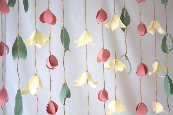 Wedding Backdrop Decoration - MADE TO ORDER handmade cotton flowers, wedding prop background, photo booth backdrop