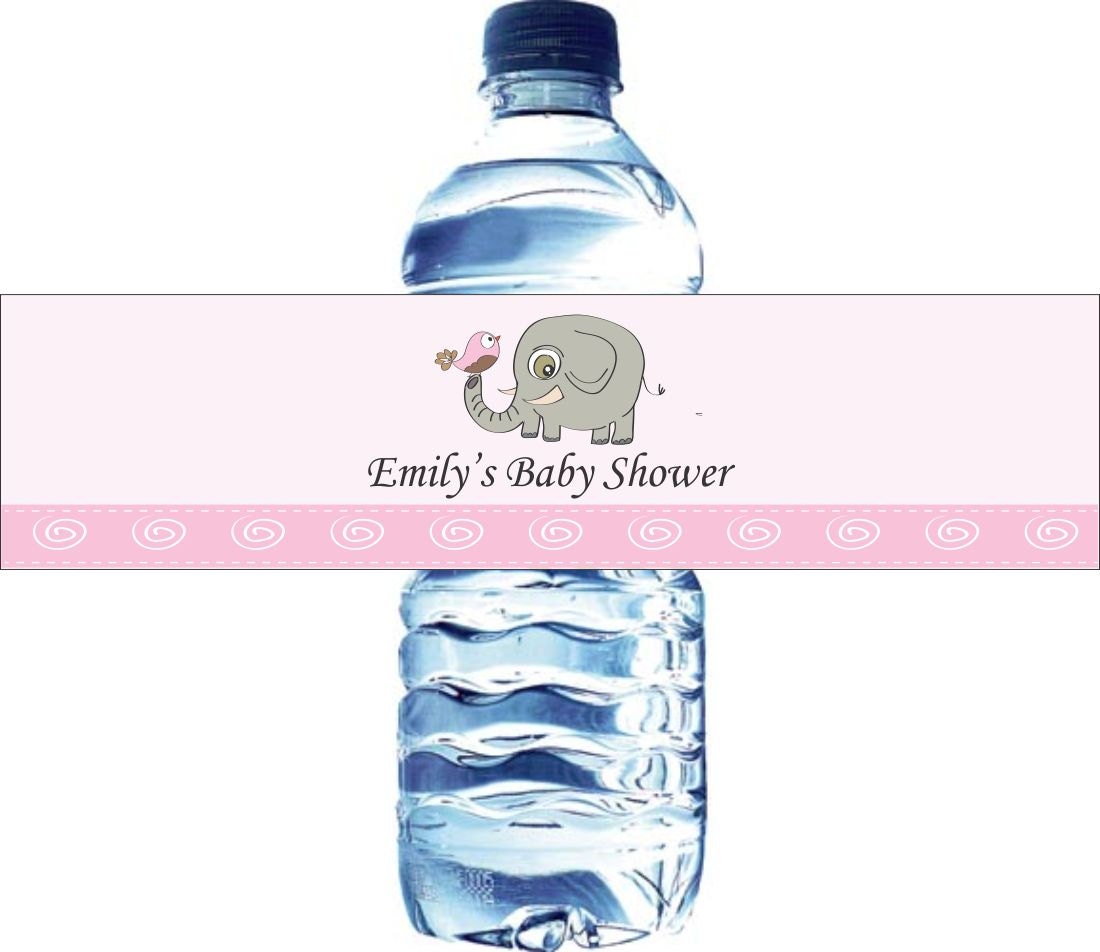 30 Personalized Water Bottle Labels, Baby Shower, Birthday, etc - Waterproof and self stick Il_170x135
