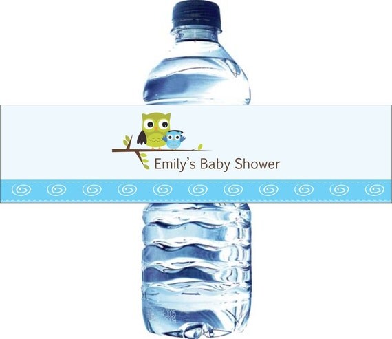 30 Personalized Water Bottle Labels, Baby Shower, Birthday, etc - Waterproof and self stick Il_570xn